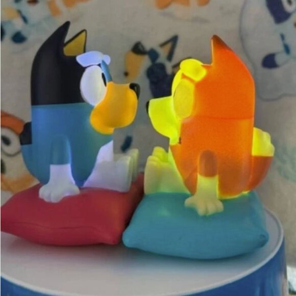 Bluey Bingo Nightlights / Flashlights (2pc FREE SHIP) Bluey Heeler Bingo Dog - Picture 2 of 8